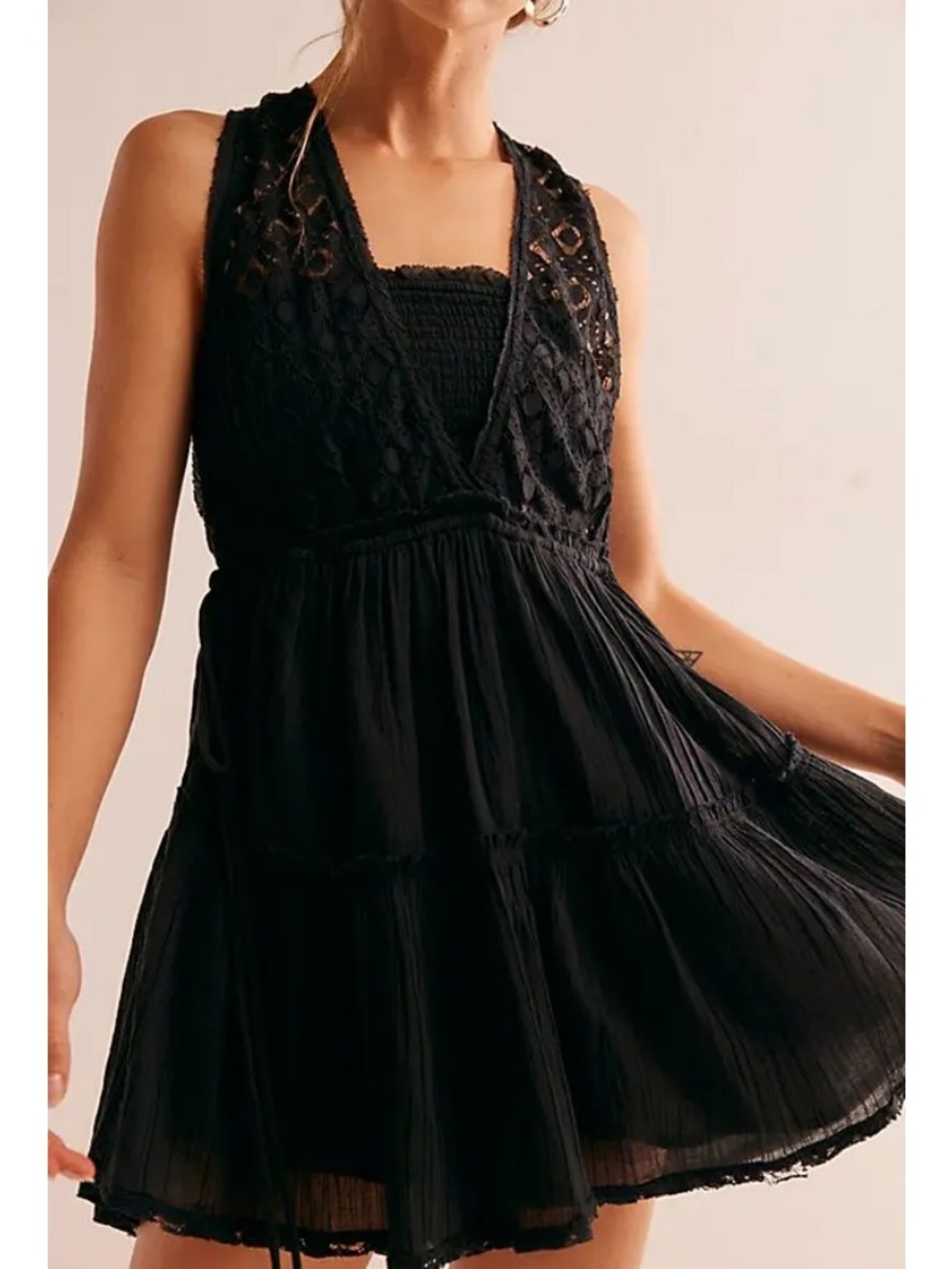 Free People two piece amalfi set in Black